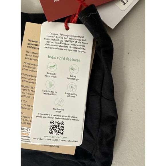 Thinx Brief Period Underwear Black Women's Size 3X NWT Monthly Flow Aunt Flo - Picture 6 of 14